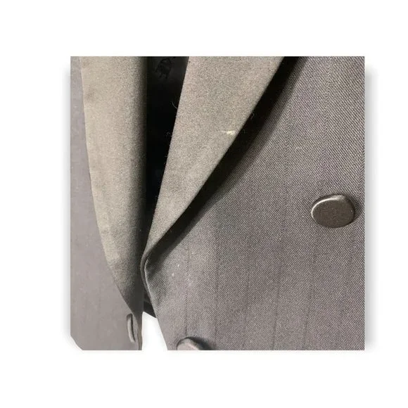 Vintage Y2K Lord West Faux Fur Trim Blazer Medium - Picture 8 of 8